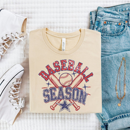 Vintage Baseball Season Tee