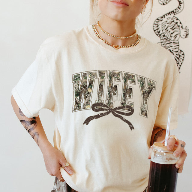 Camo Wifey Tee