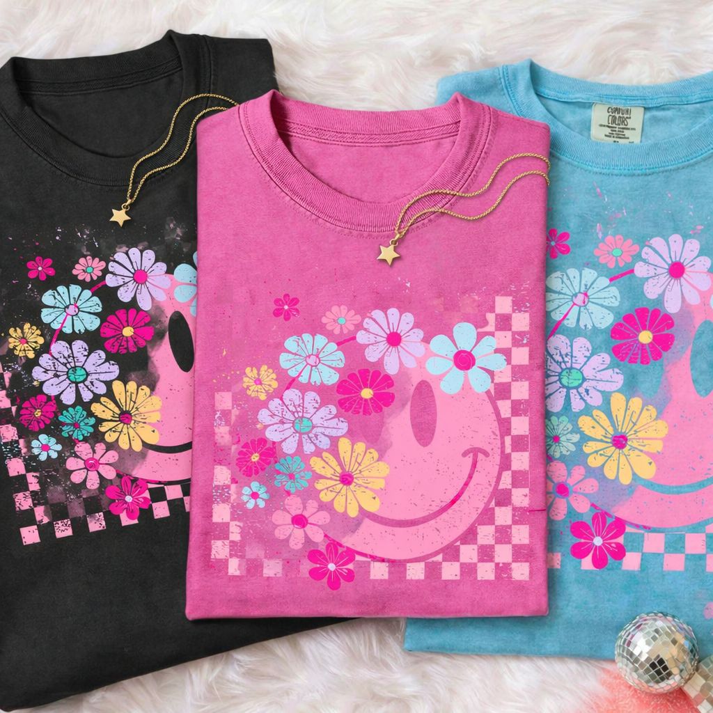 Spring Smiley Tee