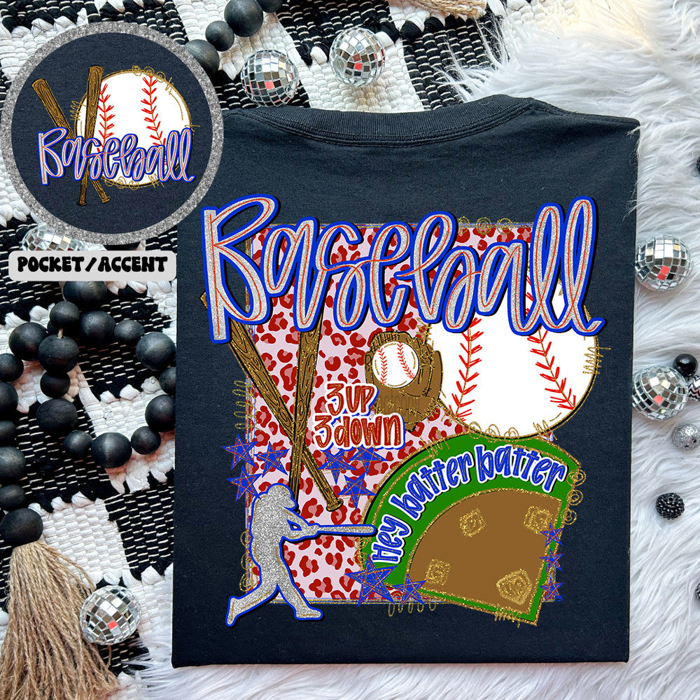 Baseball Duo Design Tee