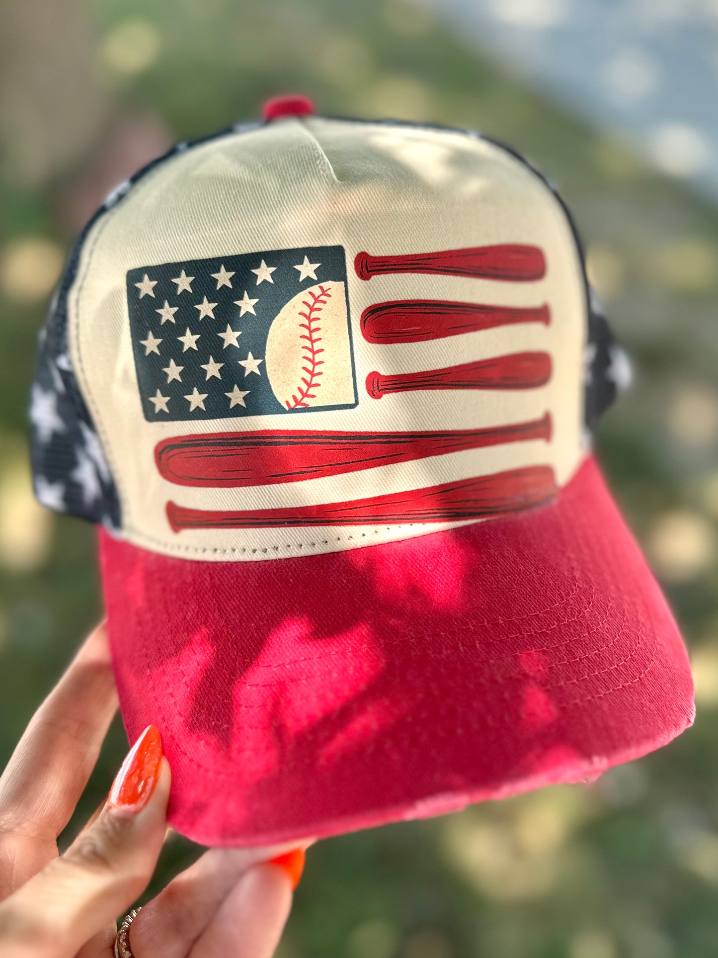 Bat Flag Trucker