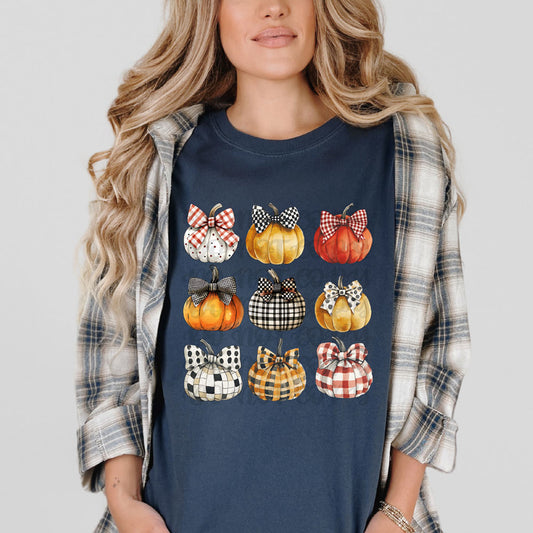 Bow Pumpkin Stack Tee