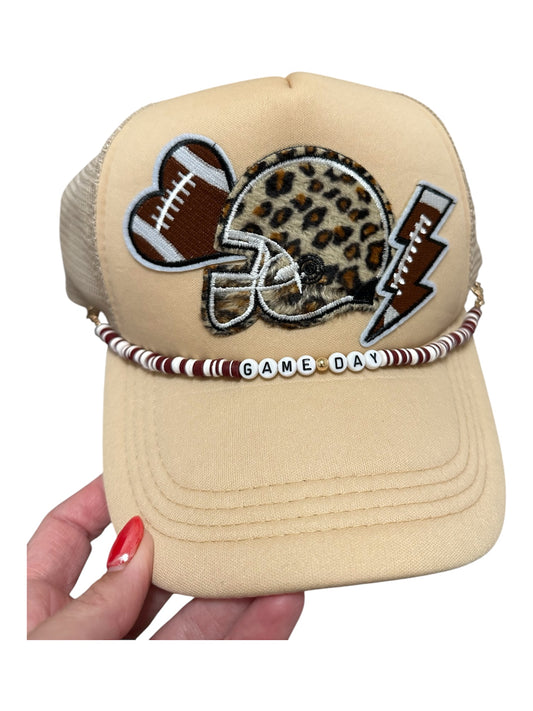 Leopard Game Day Hat