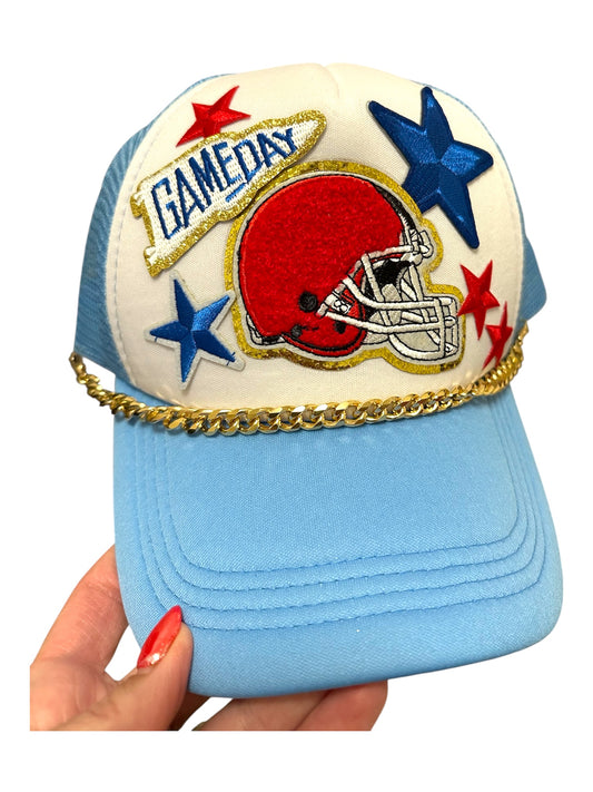 Red Helmet Game Day Hat