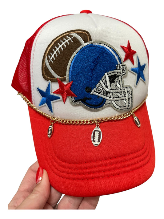 Blue Helmet Hat