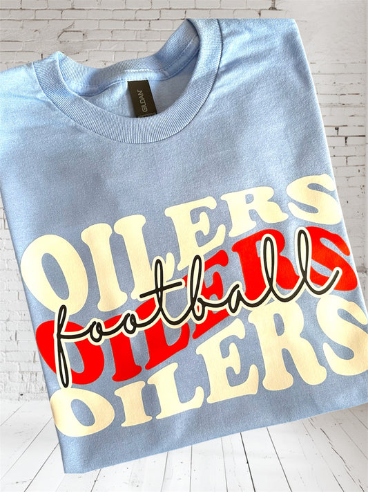 Wavy Oilers Tee