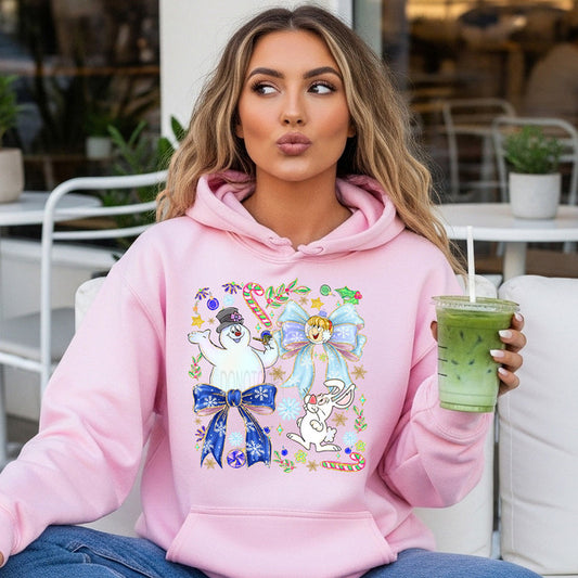 Pink Frosty Hoodie