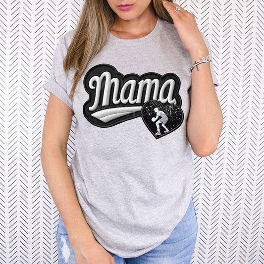 Faux Patch Mama Tee