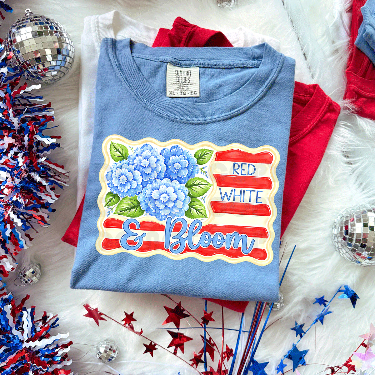 Red, White & Bloom Tee