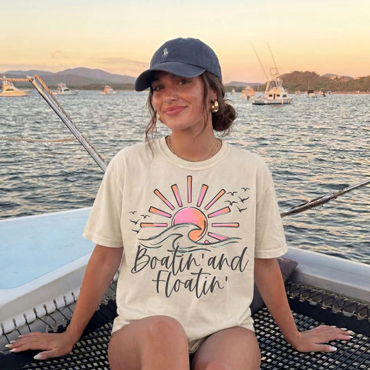 Boatin' and Floatin' Tee