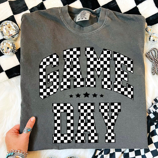 Checkered Game Tee