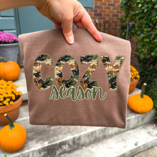 Camo Cozy Season Tee