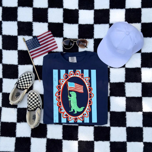 Dino Flag Toddler/Youth Tee