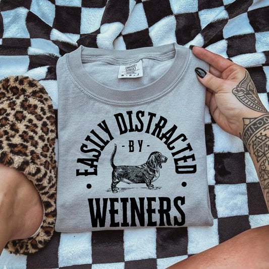 Distracted by Weiners Tee