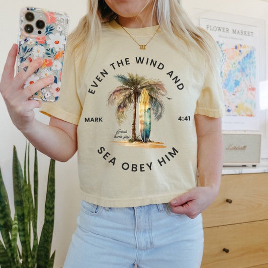 Even the Wind CROPPED Tee