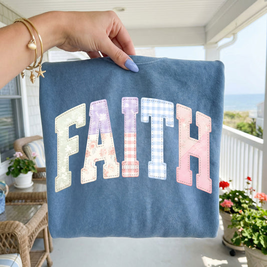 Patchwork Faith Tee