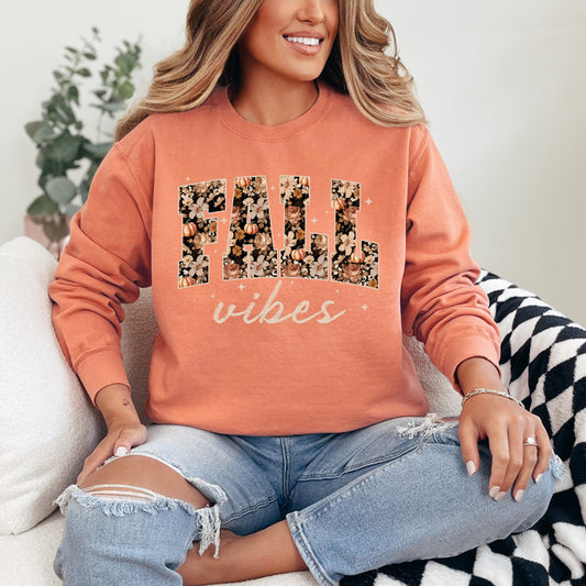 Floral Fall Vibes Crew