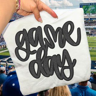 Faux Glitter Game Day Tee