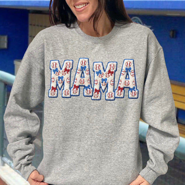 Mama Baseball Patch Crew