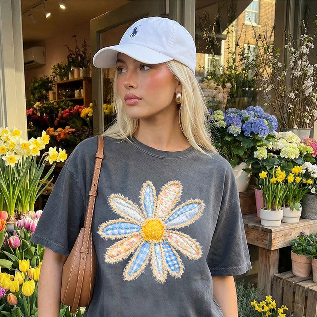Patchwork Daisy Tee