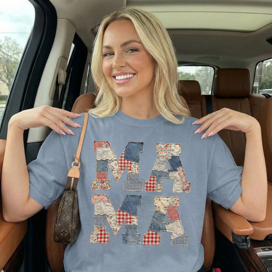 Patchwork Mama Tee
