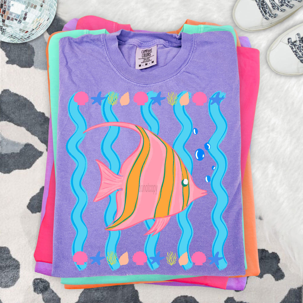 Stripped Fish Tee