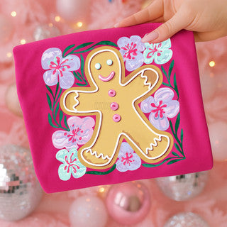 Floral Gingerbread Tee
