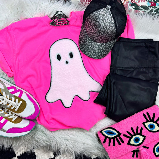 Ghost Chenille Patch Tee