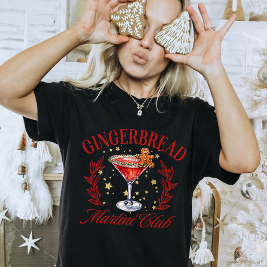 Gingerbread Martini Club Tee