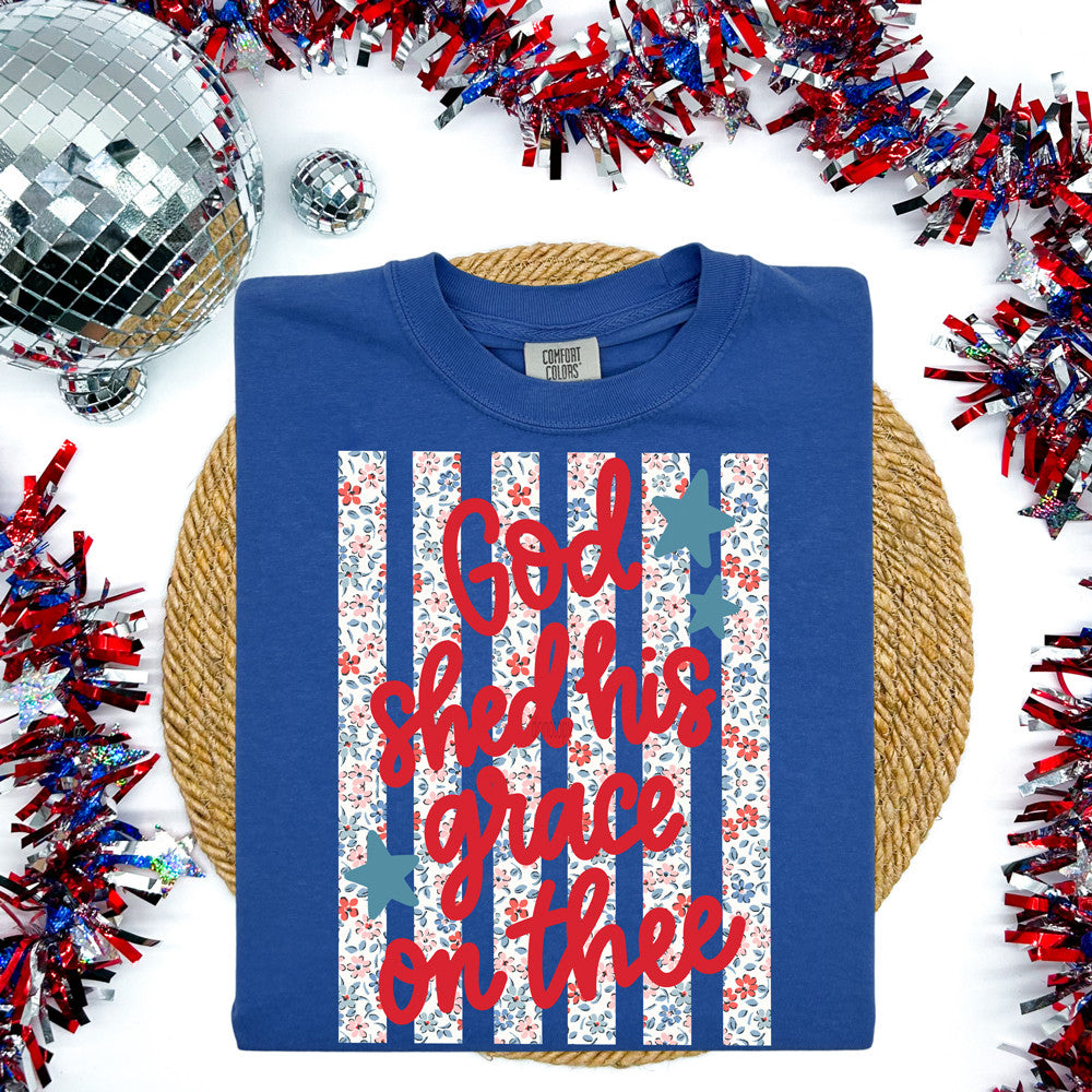 God Shed His Grace Tee