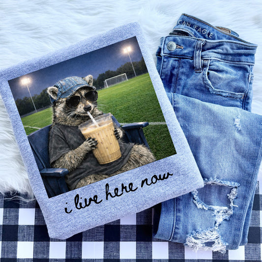 Raccoon Soccer Tee
