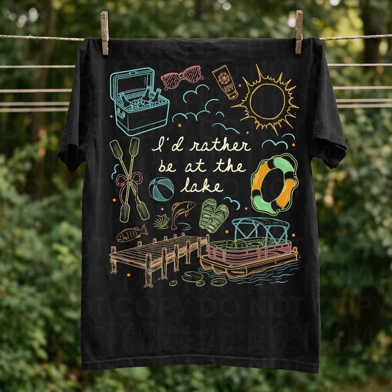 I'd Rather be at the Lake Tee