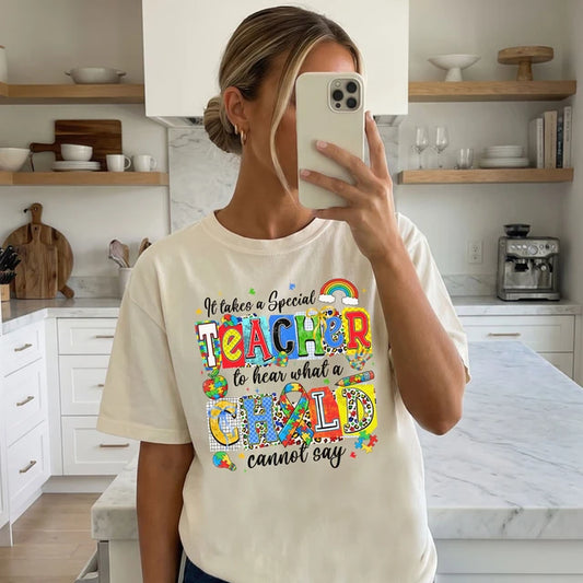 Teacher Autism Tee
