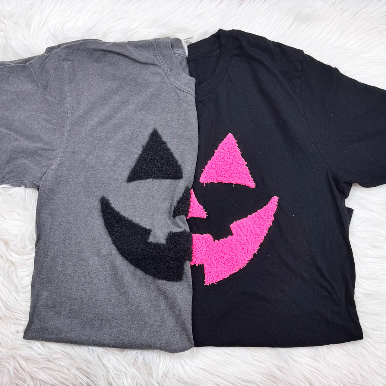 Chenille Pumpkin Tee