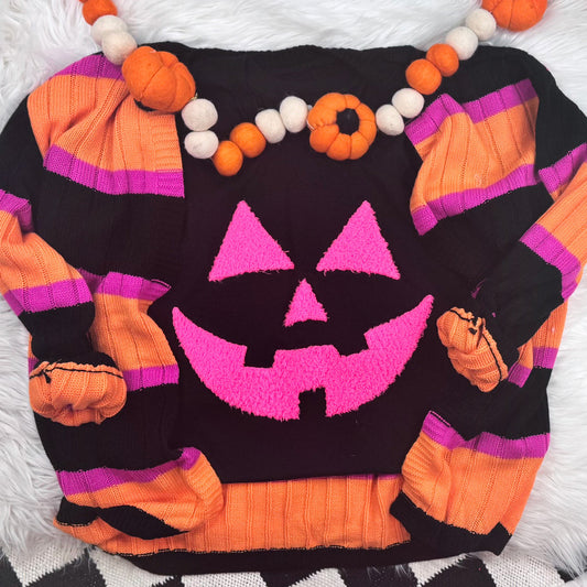 Chenille Pumpkin Tee