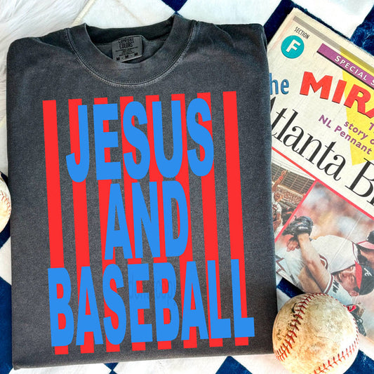 Jesus and Baseball Tee