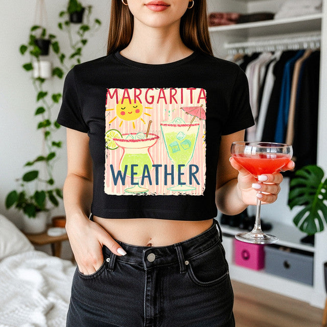 Margarita Weather Cropped Tee
