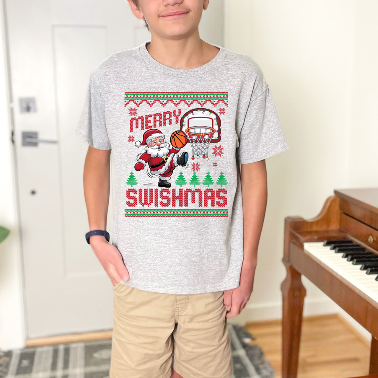 Merry Swishmas Youth Tee