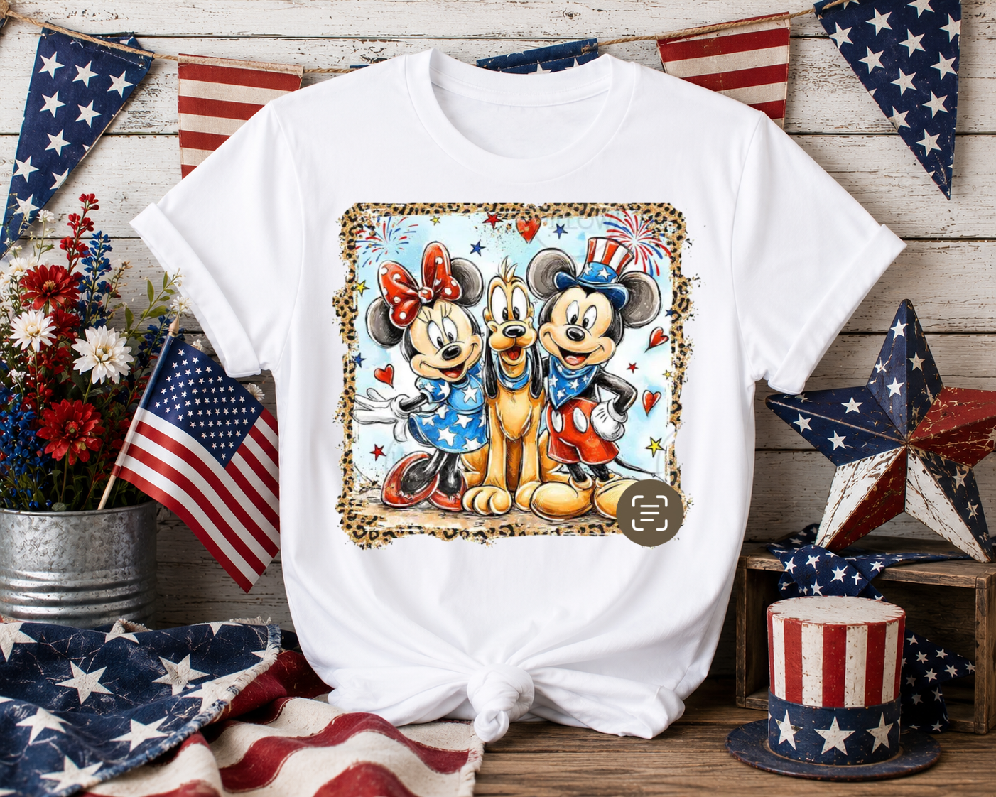Patriotic Friends Tee