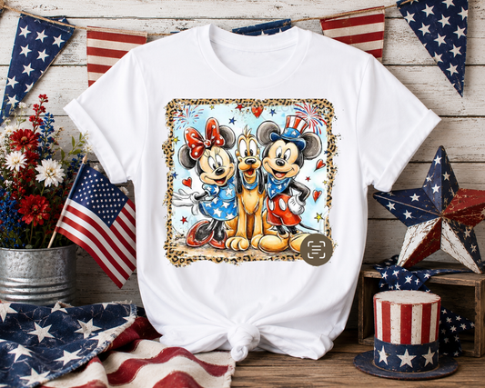 Patriotic Friends Tee
