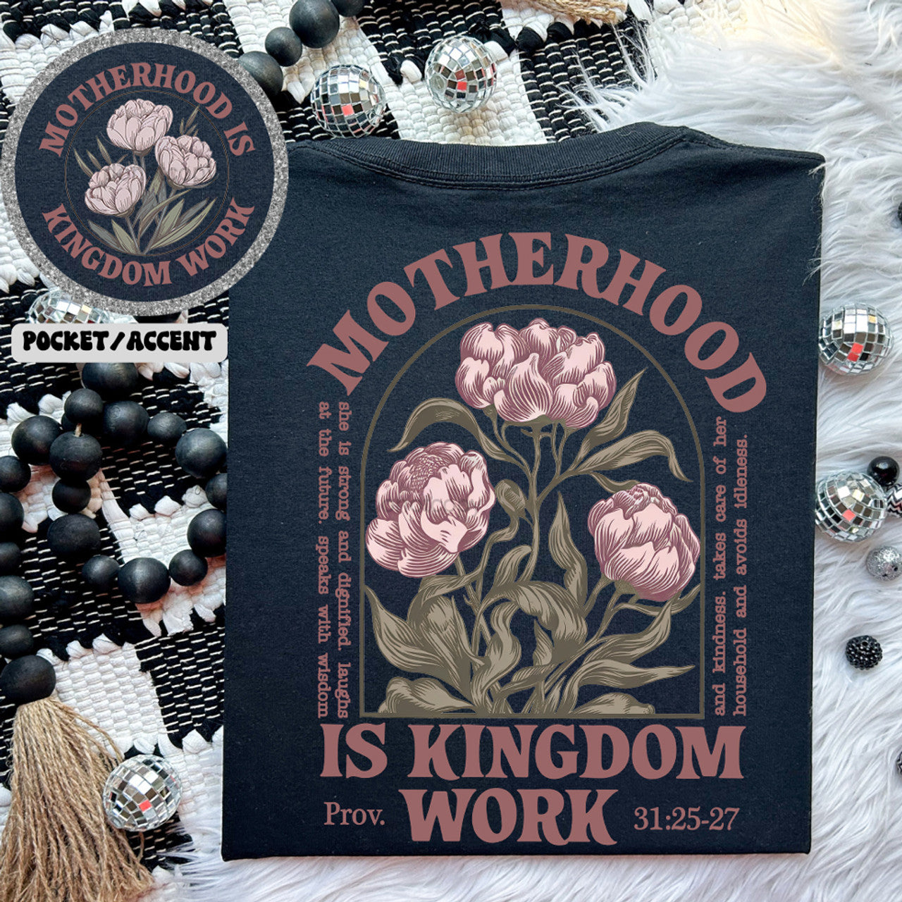 Motherhood is Kingdom Work Tee