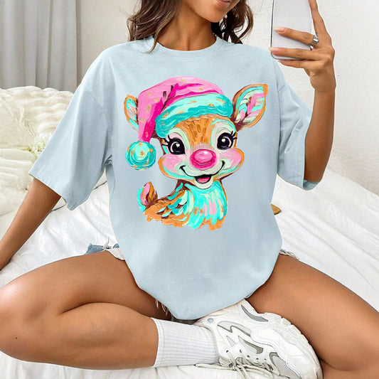 Painted Deer Tee