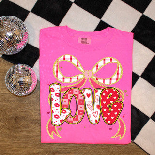 Patterned Love Tee