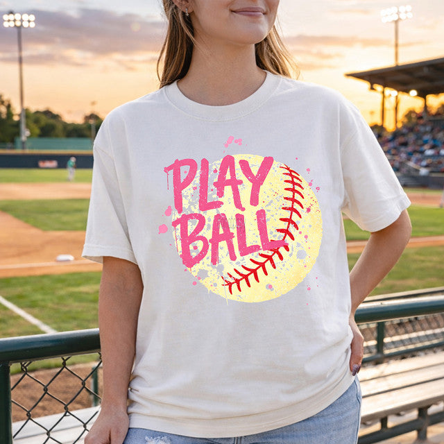 Play Ball Softball Tee