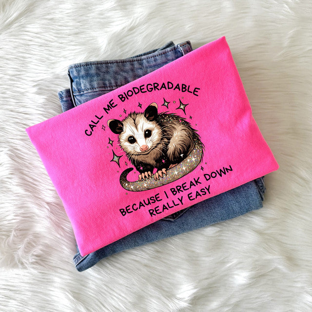 Biodegradable Possom Tee