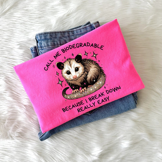 Biodegradable Possom Tee