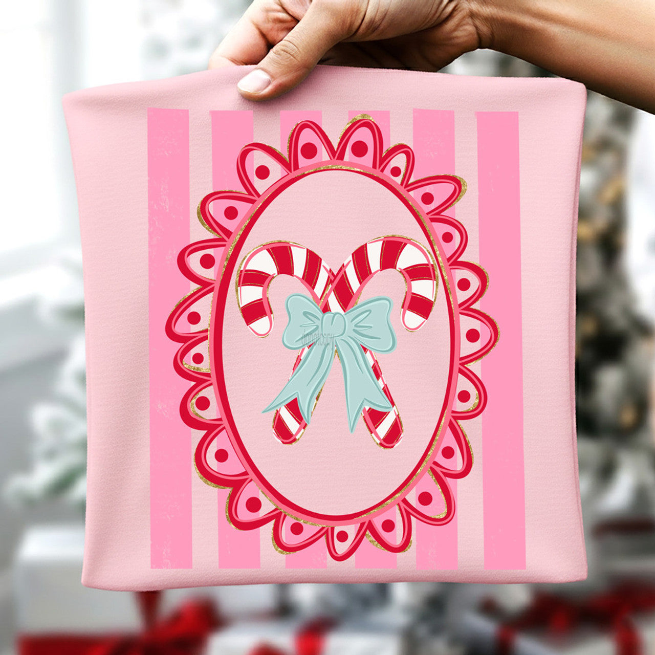 Preppy Candy Cane Tee