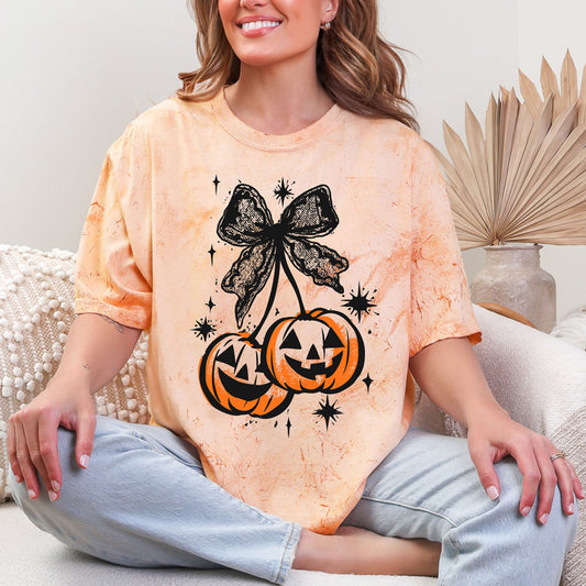 Pumpkin Bow Tee