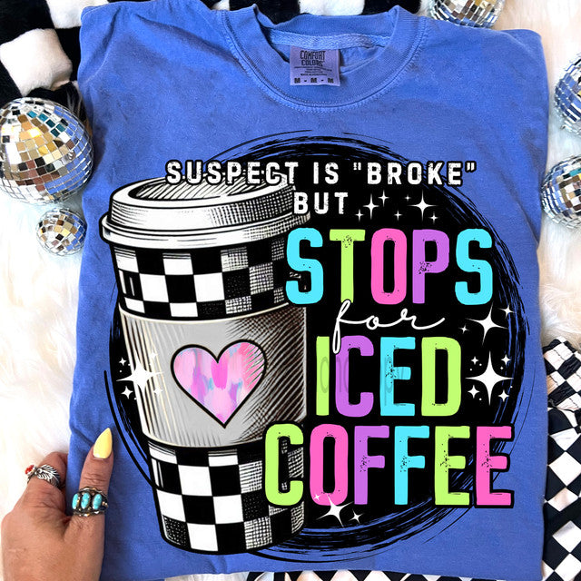 Stops for Iced Coffee Tee