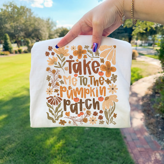 Floral Pumpkin Patch Tee